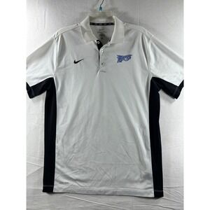 Nike Mens Dri-FIT Royals Polo Shirt White Black Colorblock Large 657729-106